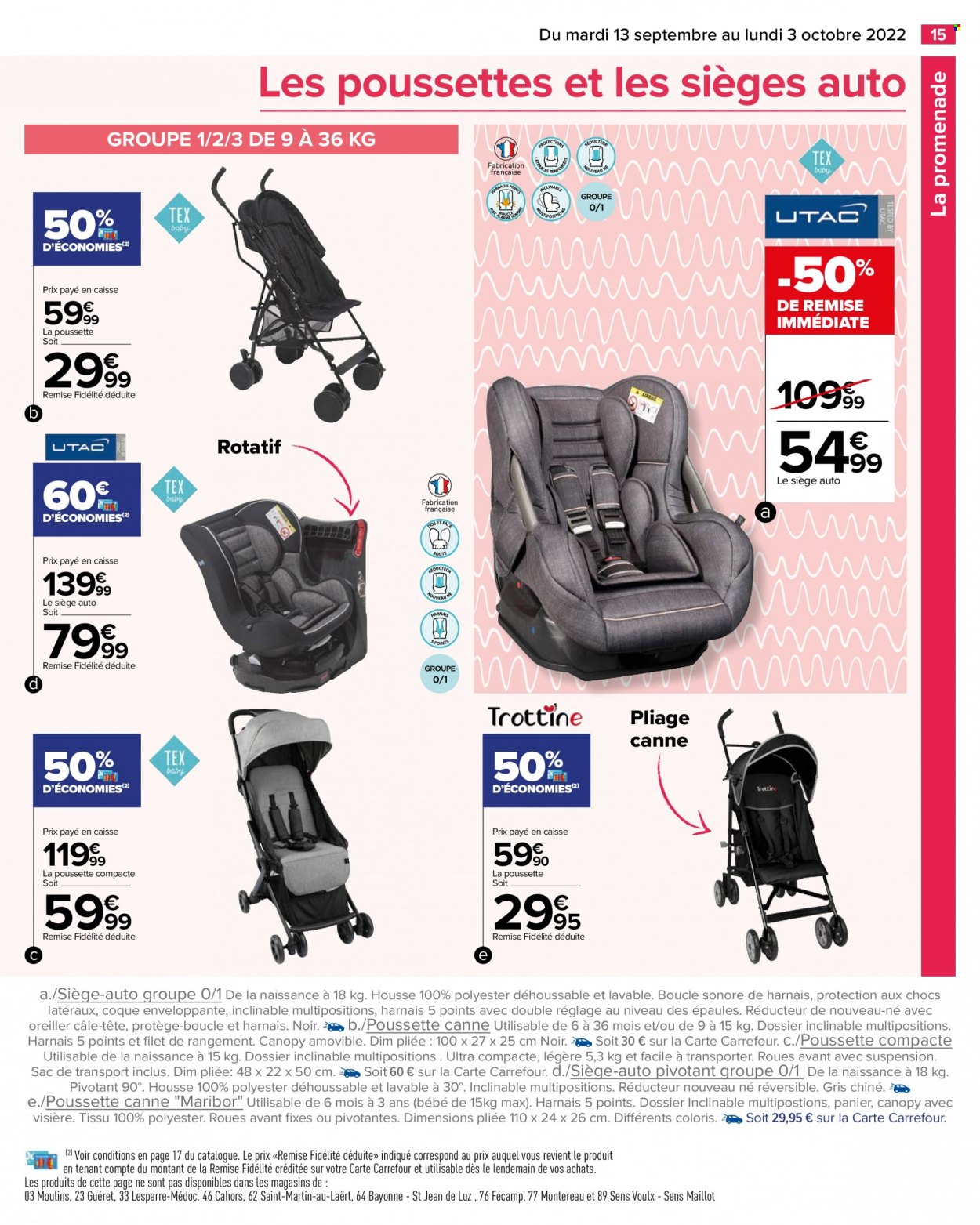 Catalogue Carrefour Hypermarchés - 13/09/2022 - 03/10/2022. Page 15