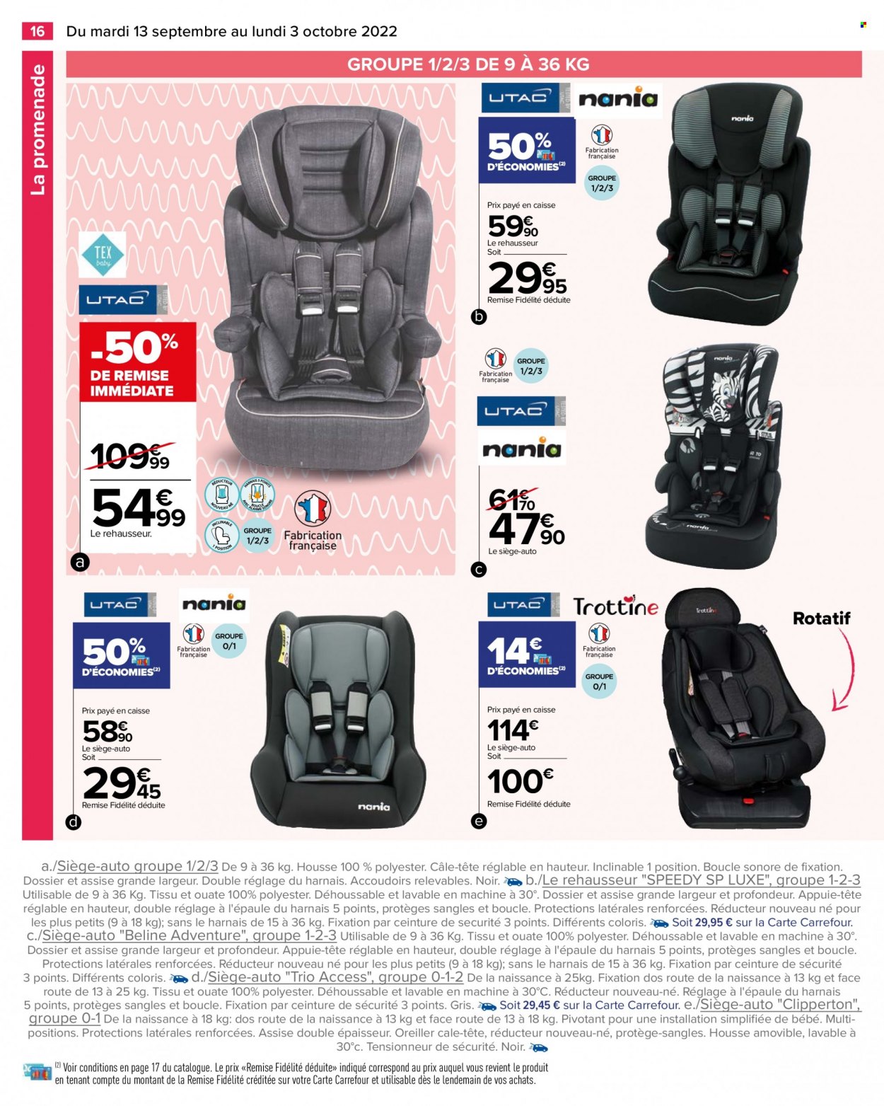 Catalogue Carrefour Hypermarchés - 13/09/2022 - 03/10/2022. Page 16