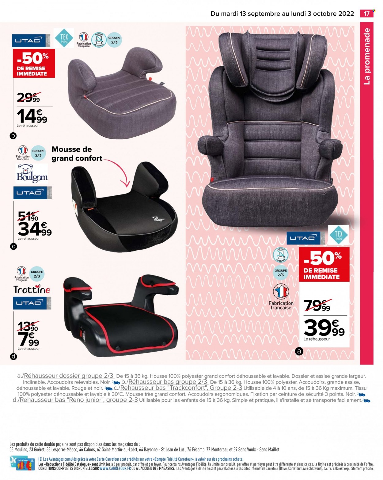 Catalogue Carrefour Hypermarchés - 13/09/2022 - 03/10/2022. Page 17