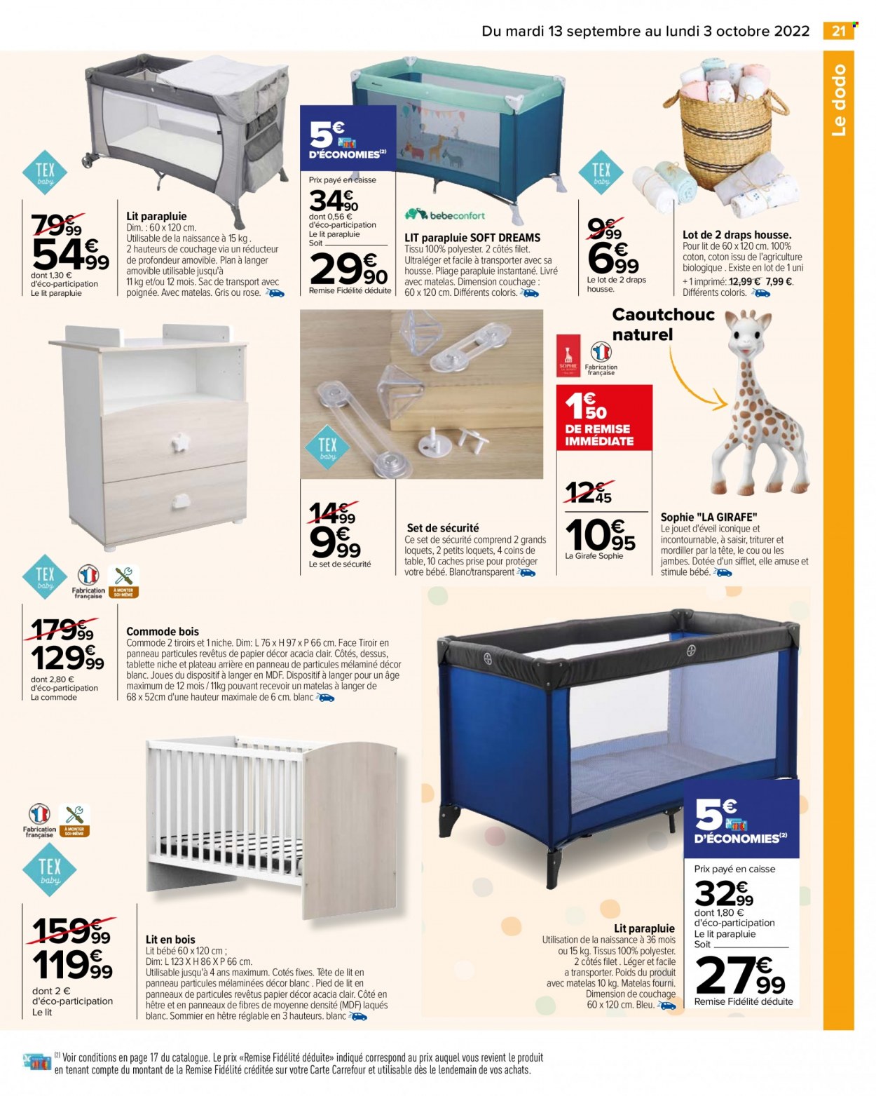 Catalogue Carrefour Hypermarchés - 13/09/2022 - 03/10/2022. Page 21