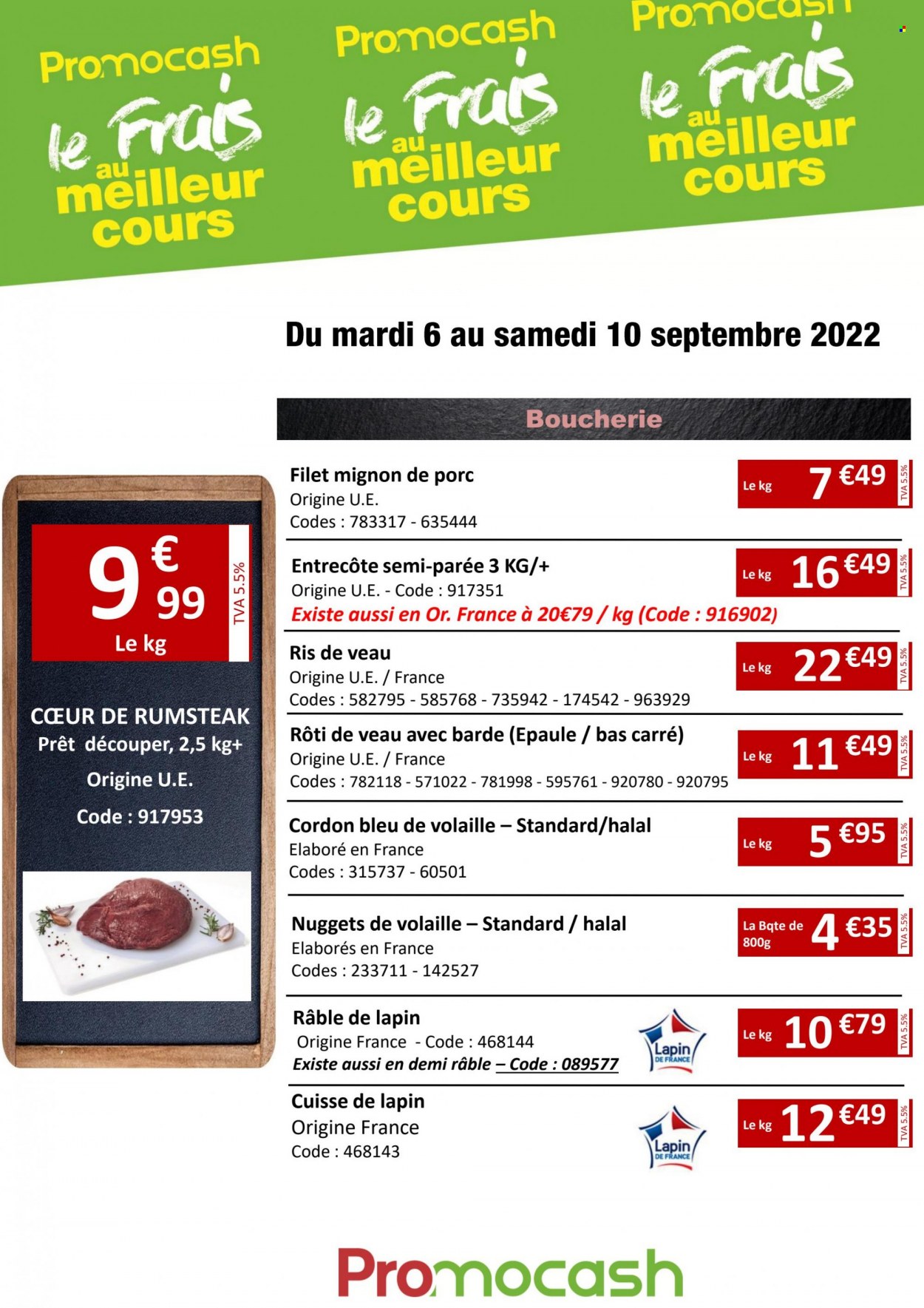 Catalogue Promocash - 06/09/2022 - 10/09/2022. Page 1