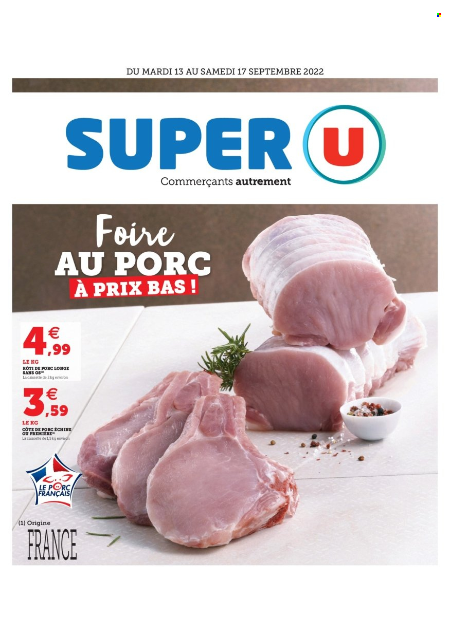 Catalogue Magasins U - 13/09/2022 - 17/09/2022. Page 1