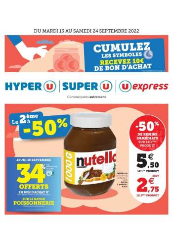 Catalogue Magasins U - 13/09/2022 - 24/09/2022.