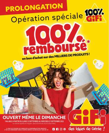 Catalogue GiFi - 12/09/2022 - 21/09/2022.