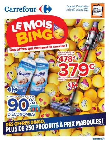 Catalogue Carrefour Hypermarchés - 20/09/2022 - 03/10/2022.