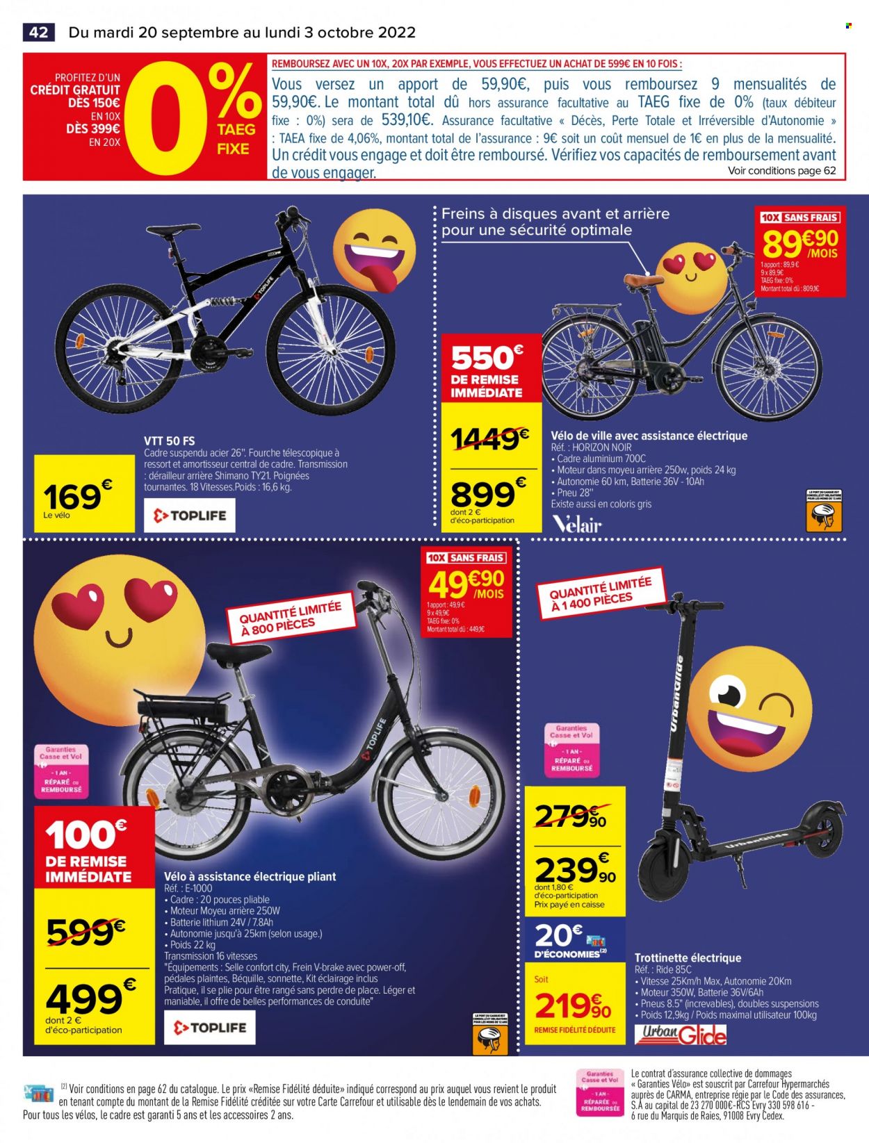 Catalogue Carrefour Hypermarchés - 20/09/2022 - 03/10/2022. Page 44