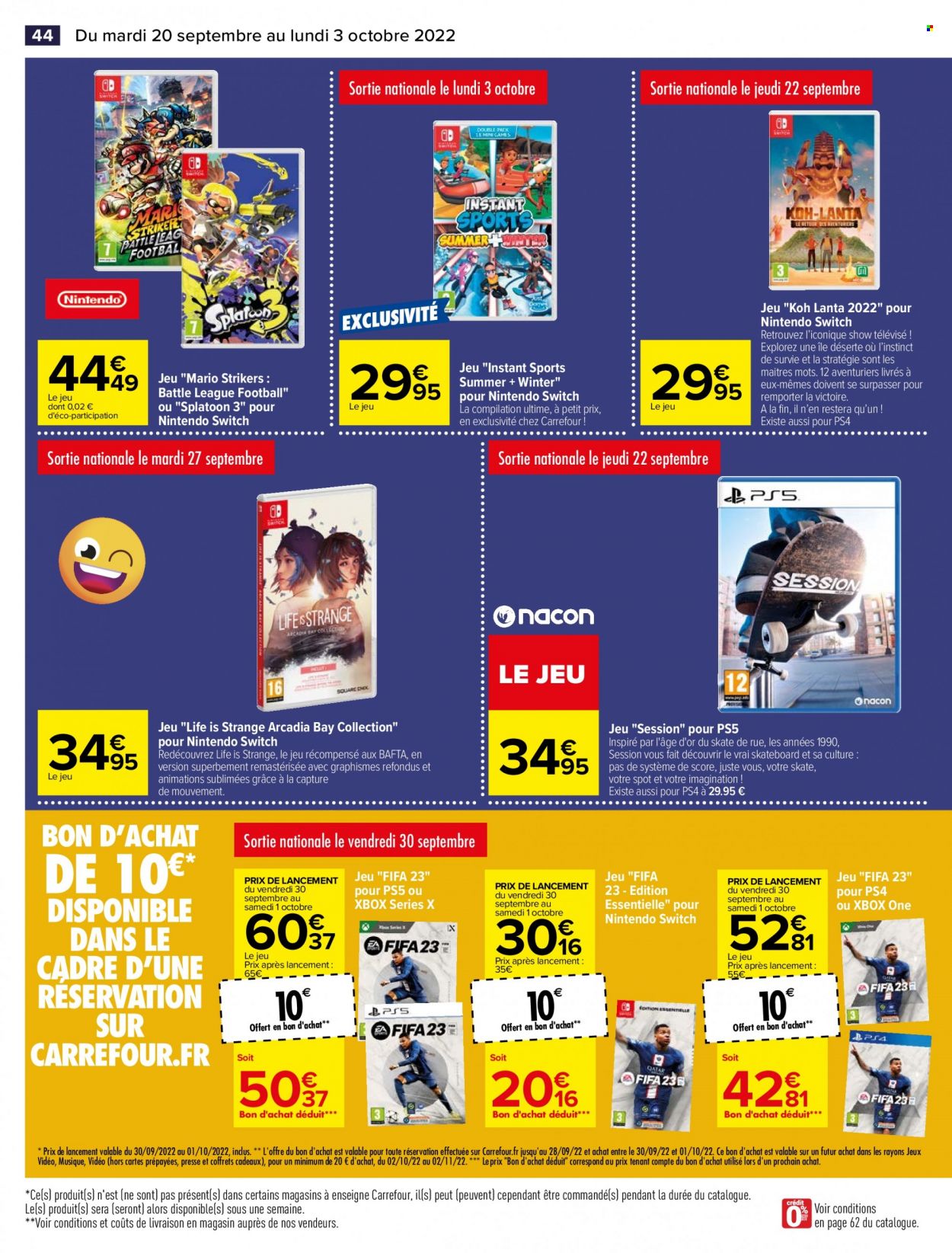 Catalogue Carrefour Hypermarchés - 20/09/2022 - 03/10/2022. Page 46