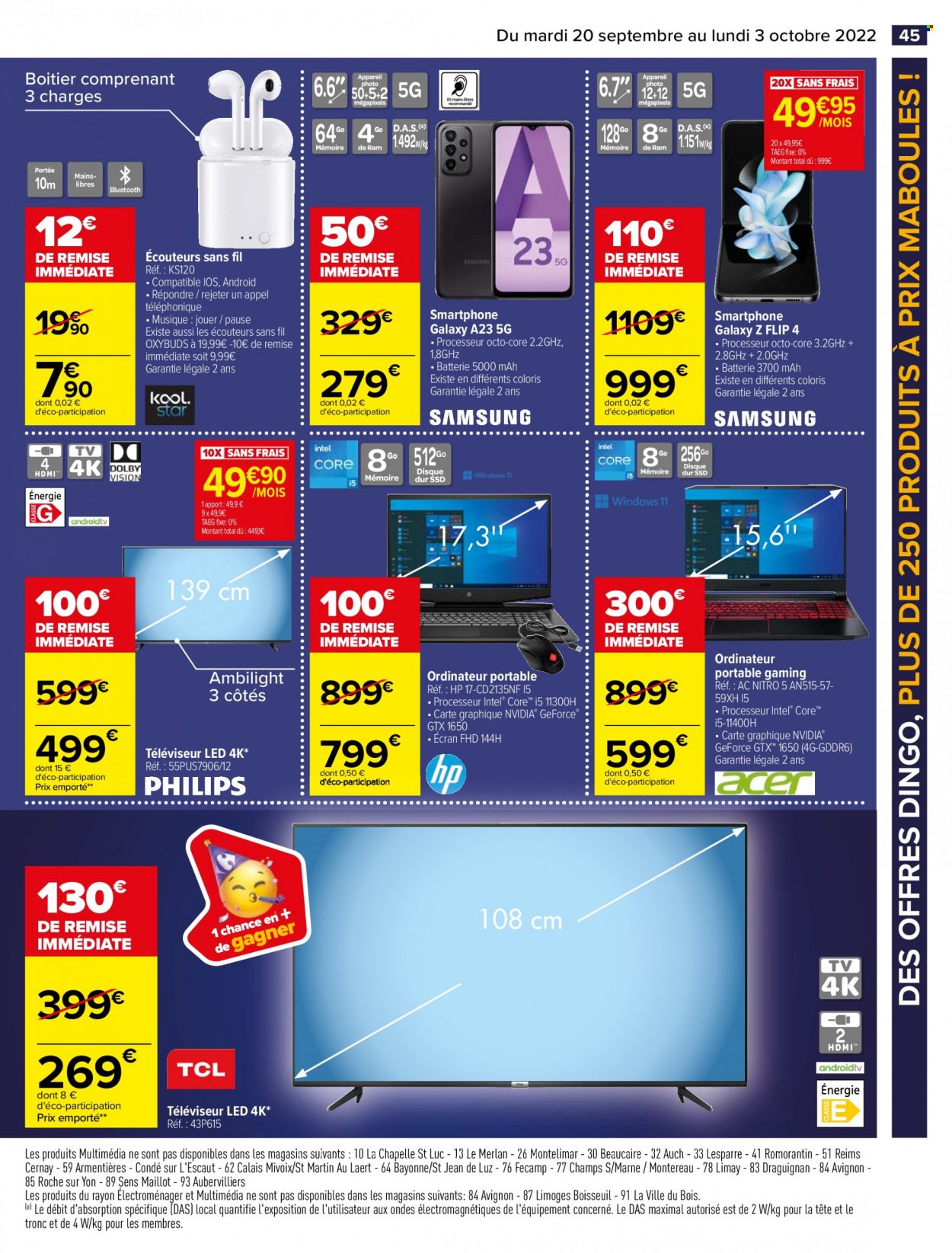 Catalogue Carrefour Hypermarchés - 20/09/2022 - 03/10/2022. Page 47