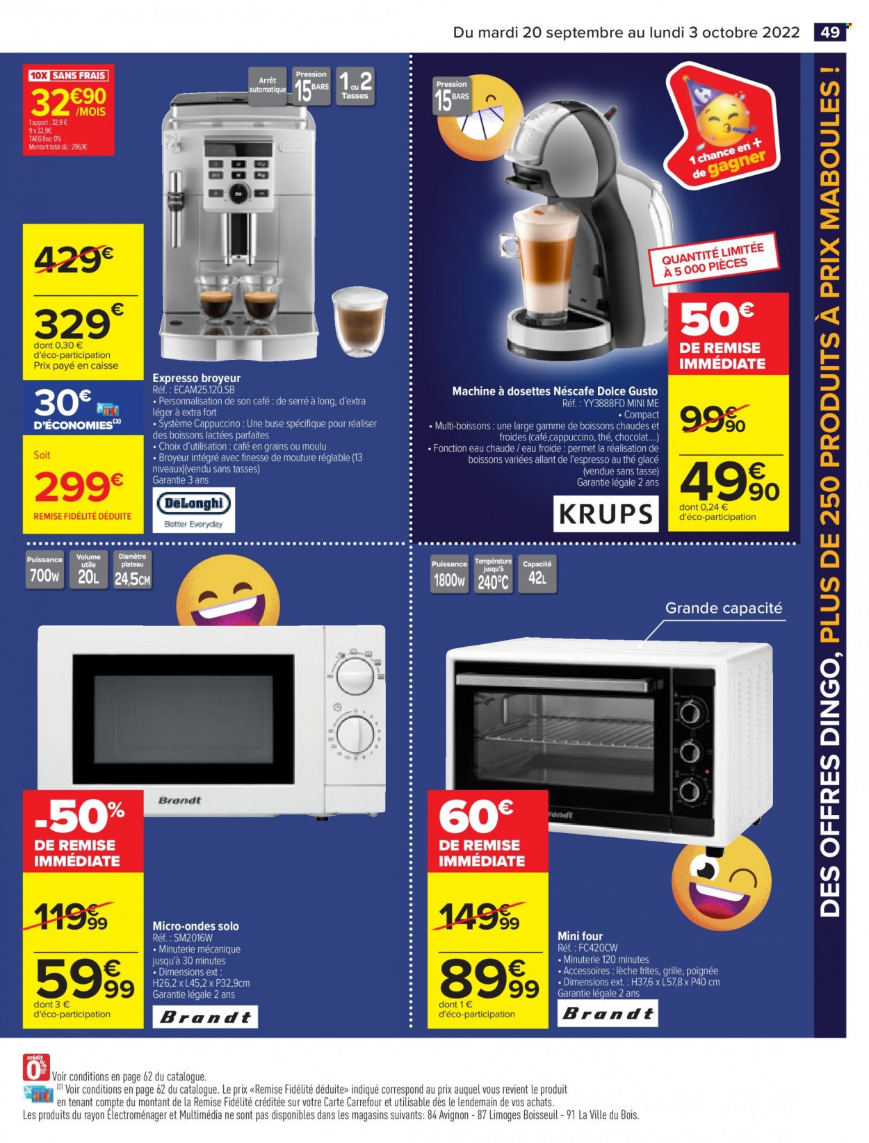 Catalogue Carrefour Hypermarchés - 20/09/2022 - 03/10/2022. Page 51