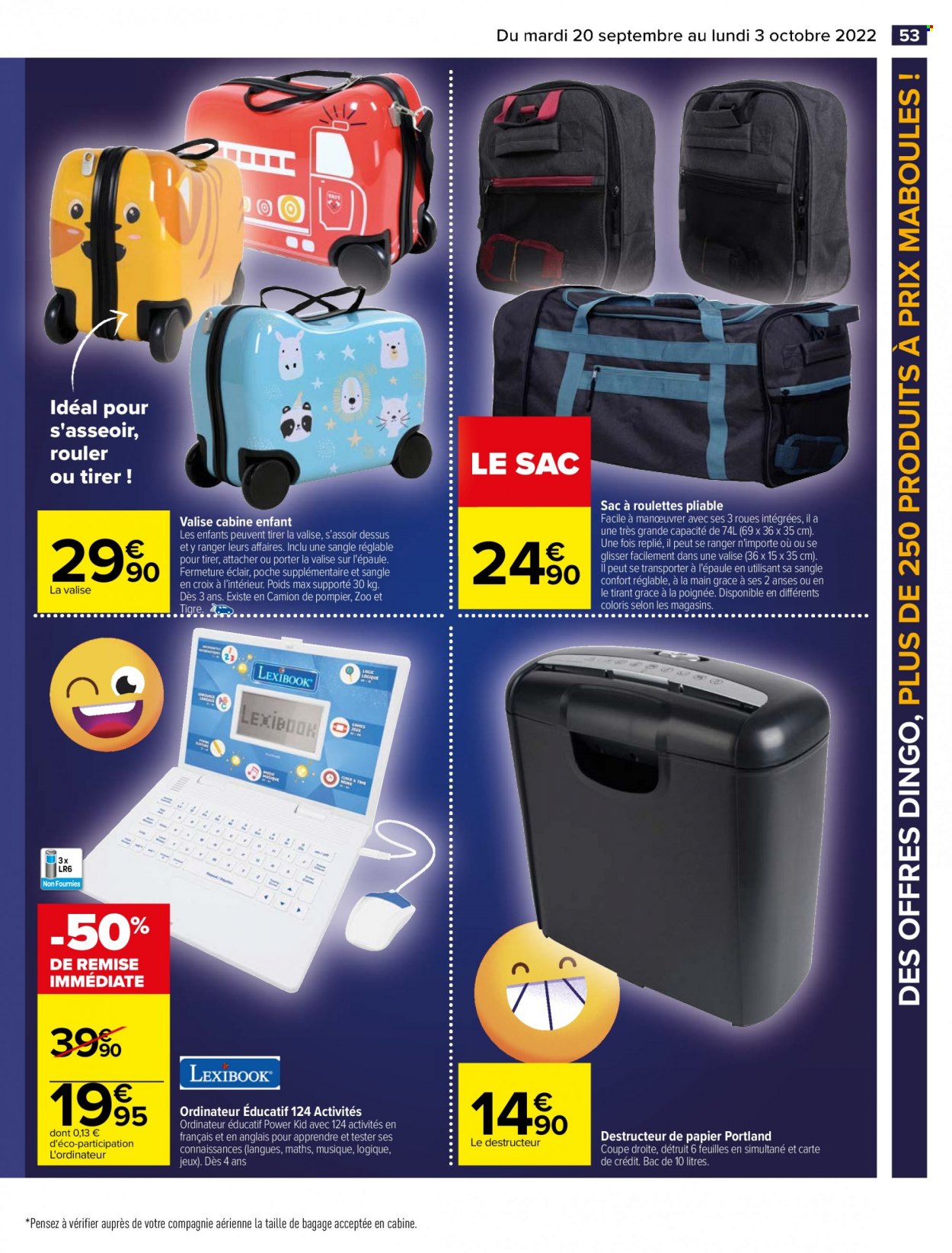 Catalogue Carrefour Hypermarchés - 20/09/2022 - 03/10/2022. Page 55