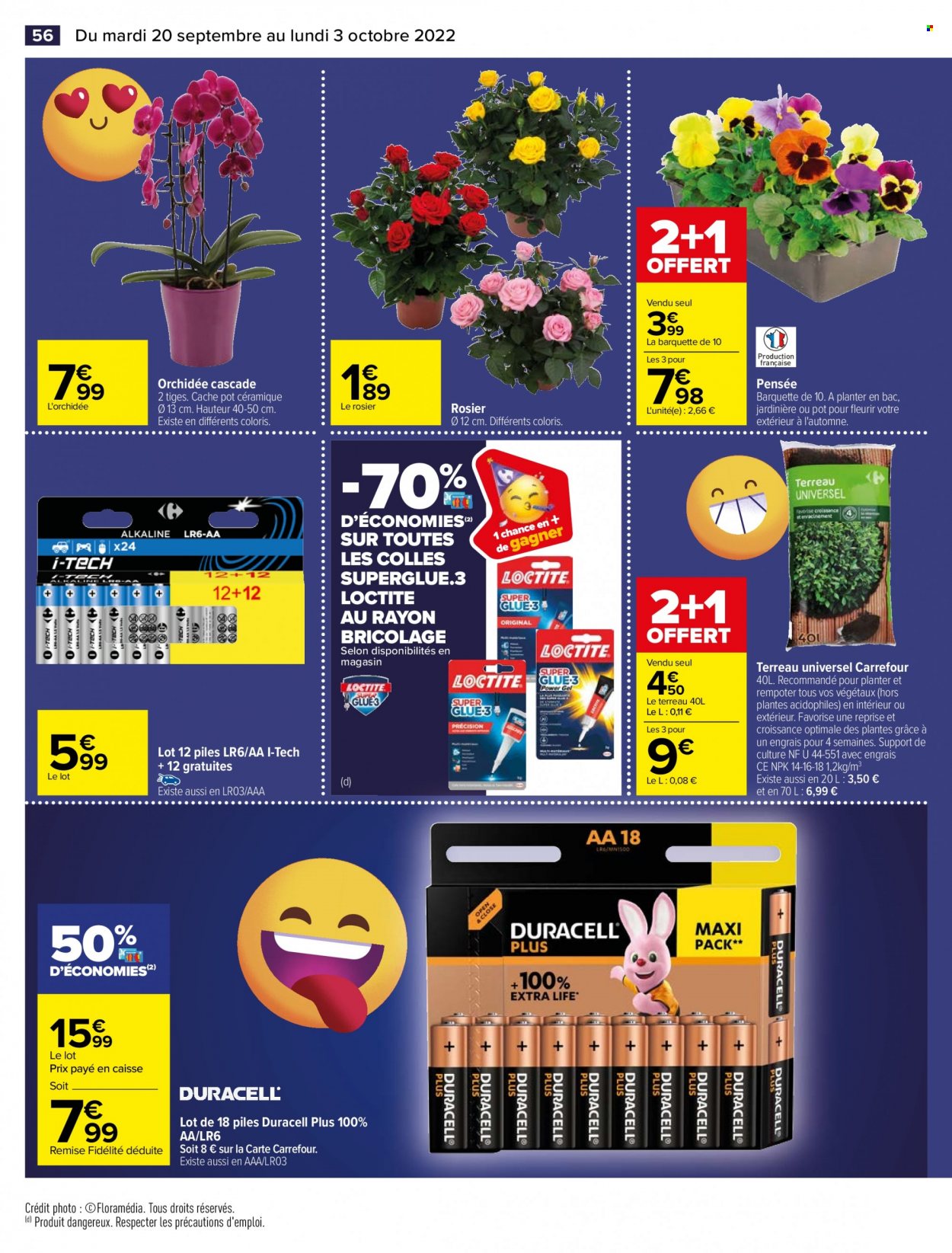 Catalogue Carrefour Hypermarchés - 20/09/2022 - 03/10/2022. Page 58