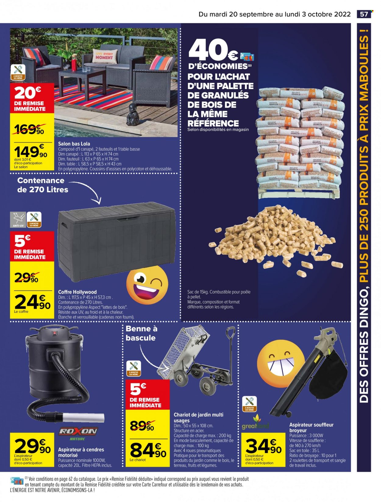 Catalogue Carrefour Hypermarchés - 20/09/2022 - 03/10/2022. Page 59