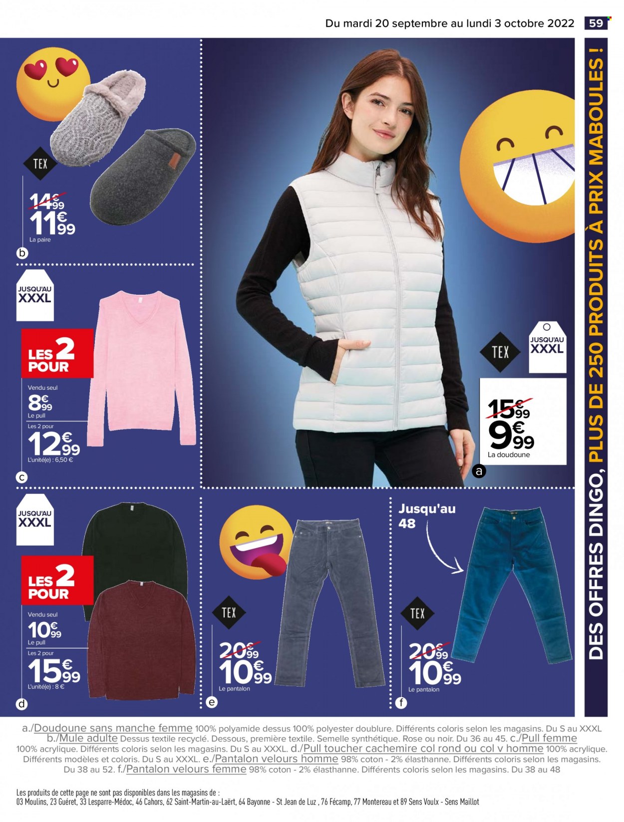 Catalogue Carrefour Hypermarchés - 20/09/2022 - 03/10/2022. Page 61