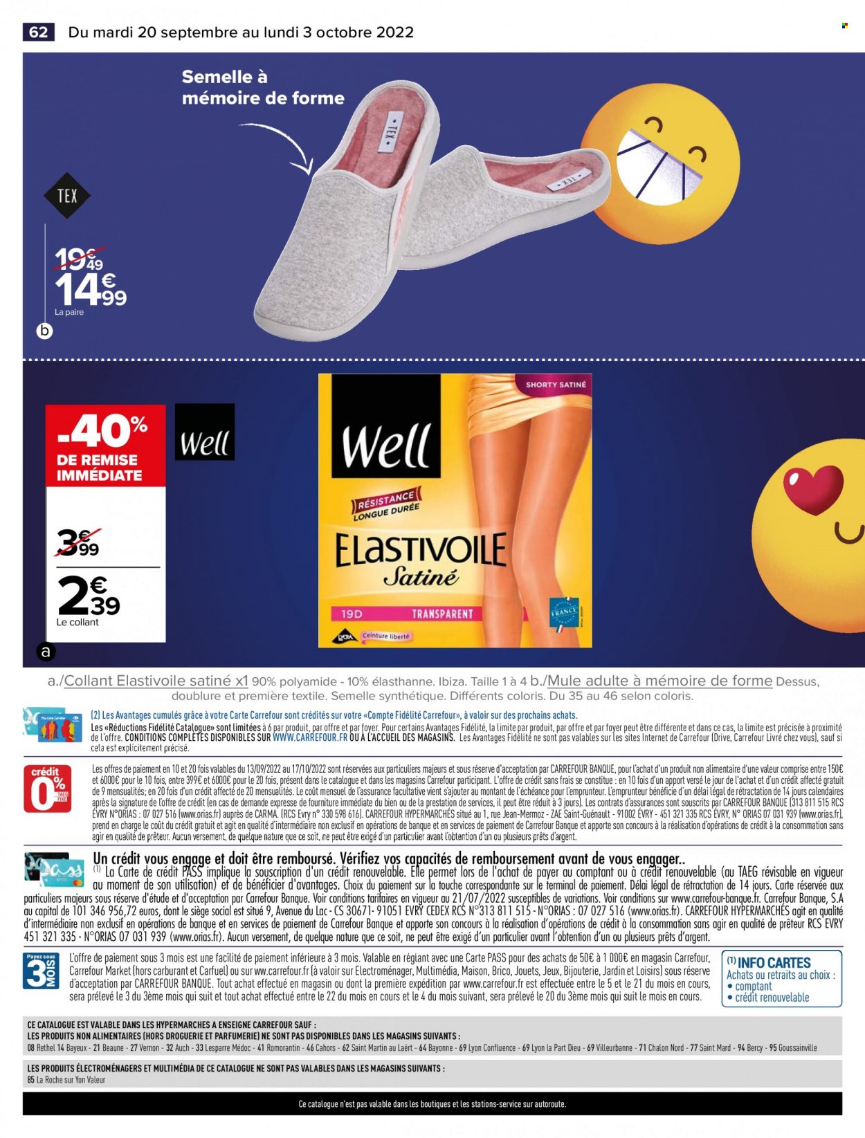 Catalogue Carrefour Hypermarchés - 20/09/2022 - 03/10/2022. Page 64