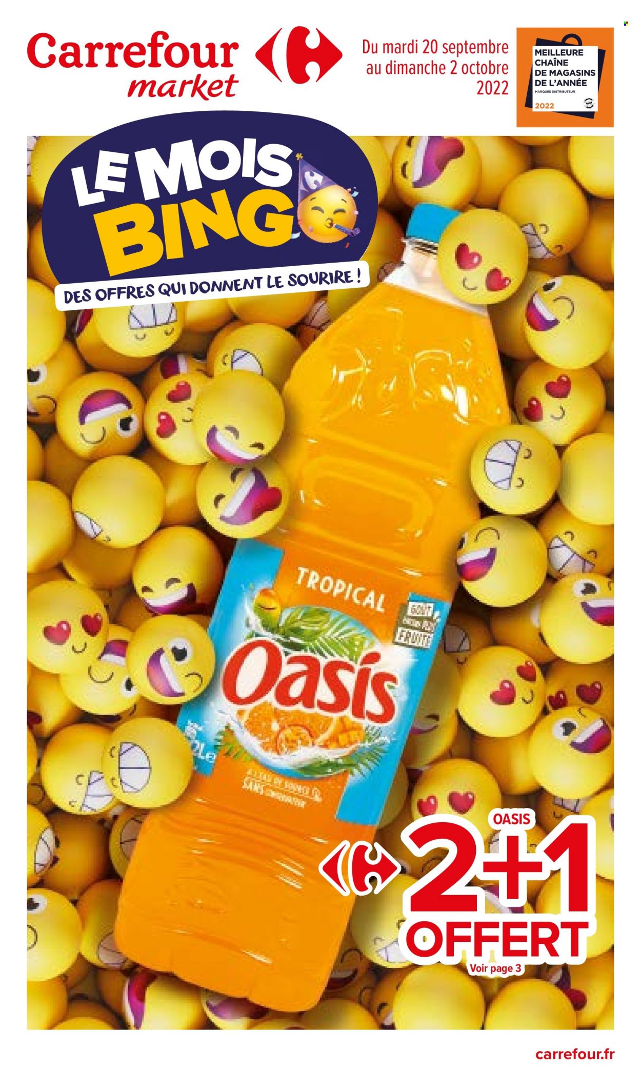 Catalogue Carrefour Market - 20/09/2022 - 02/10/2022. Page 1