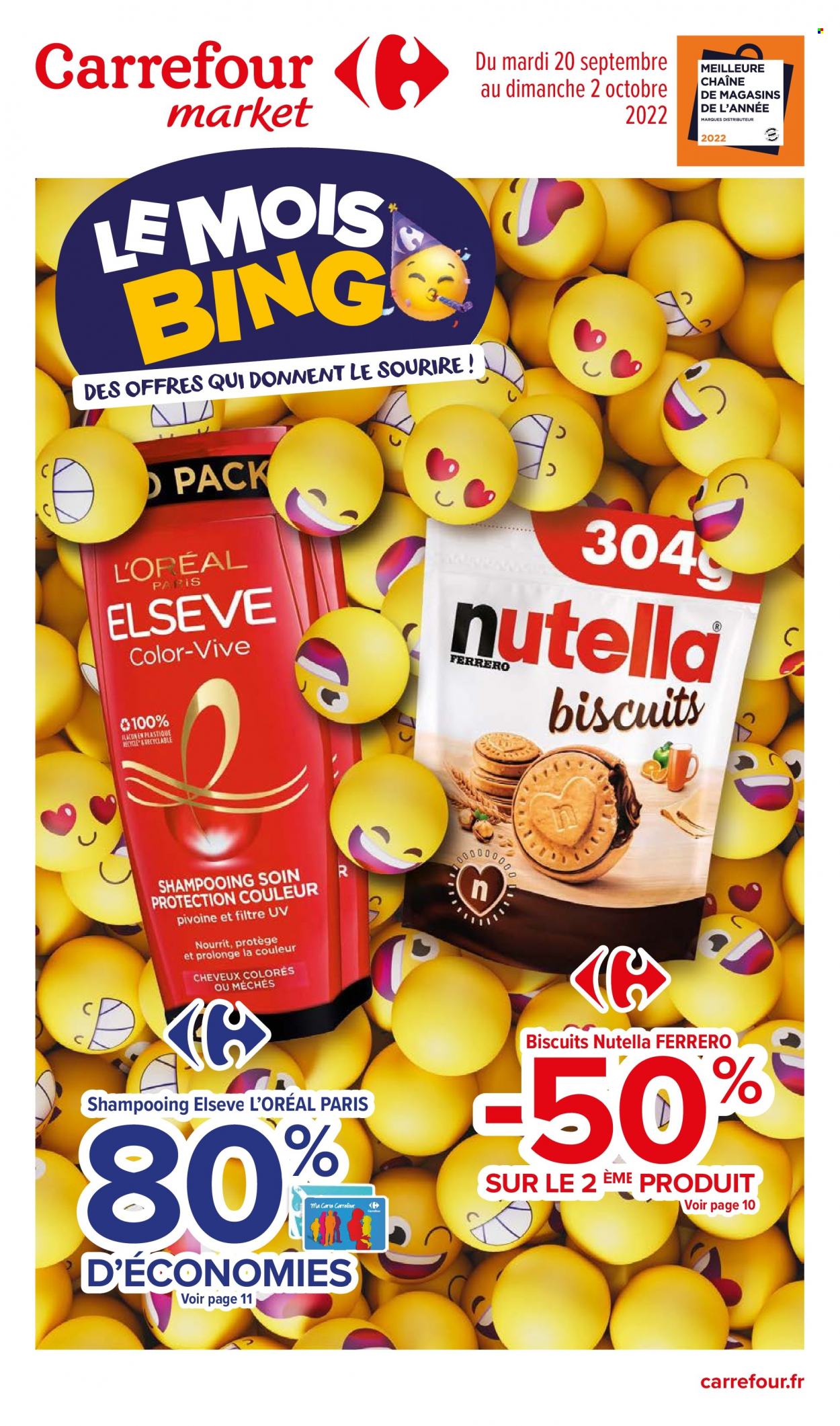 Catalogue Carrefour Market - 20/09/2022 - 02/10/2022. Page 1