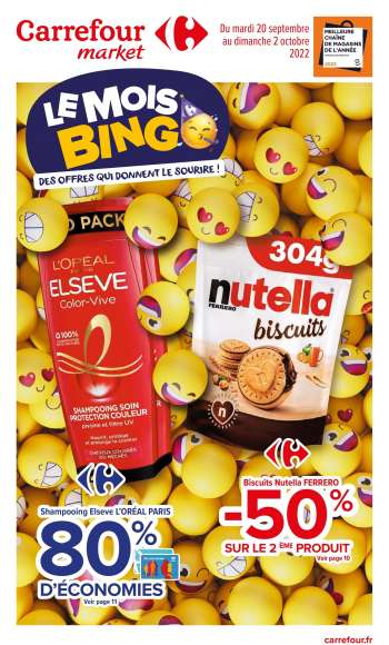 Catalogue Carrefour Market - 20/09/2022 - 02/10/2022.