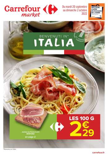 Catalogue Carrefour Market - 20/09/2022 - 02/10/2022.