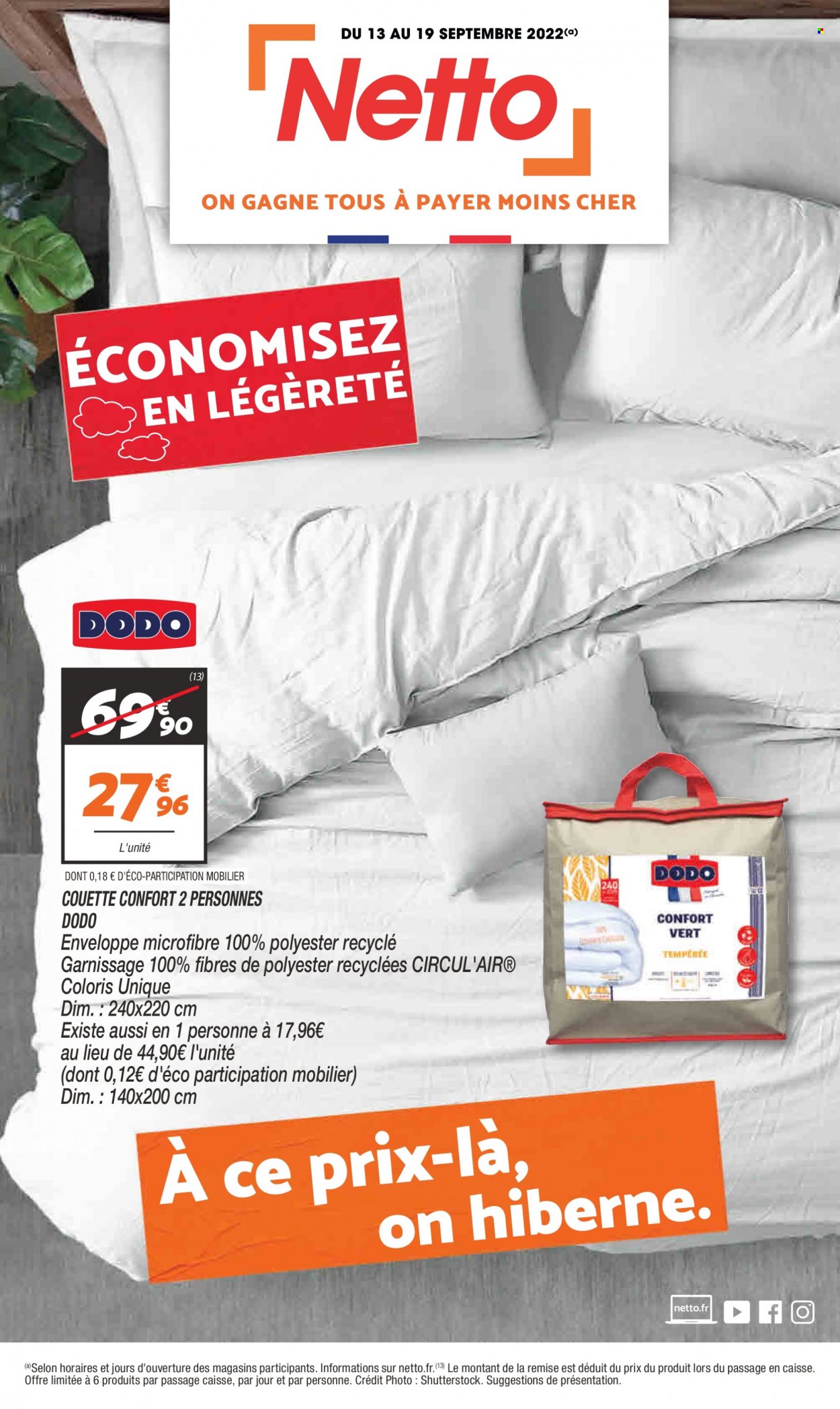 Catalogue Netto - 13/09/2022 - 19/09/2022. Page 1