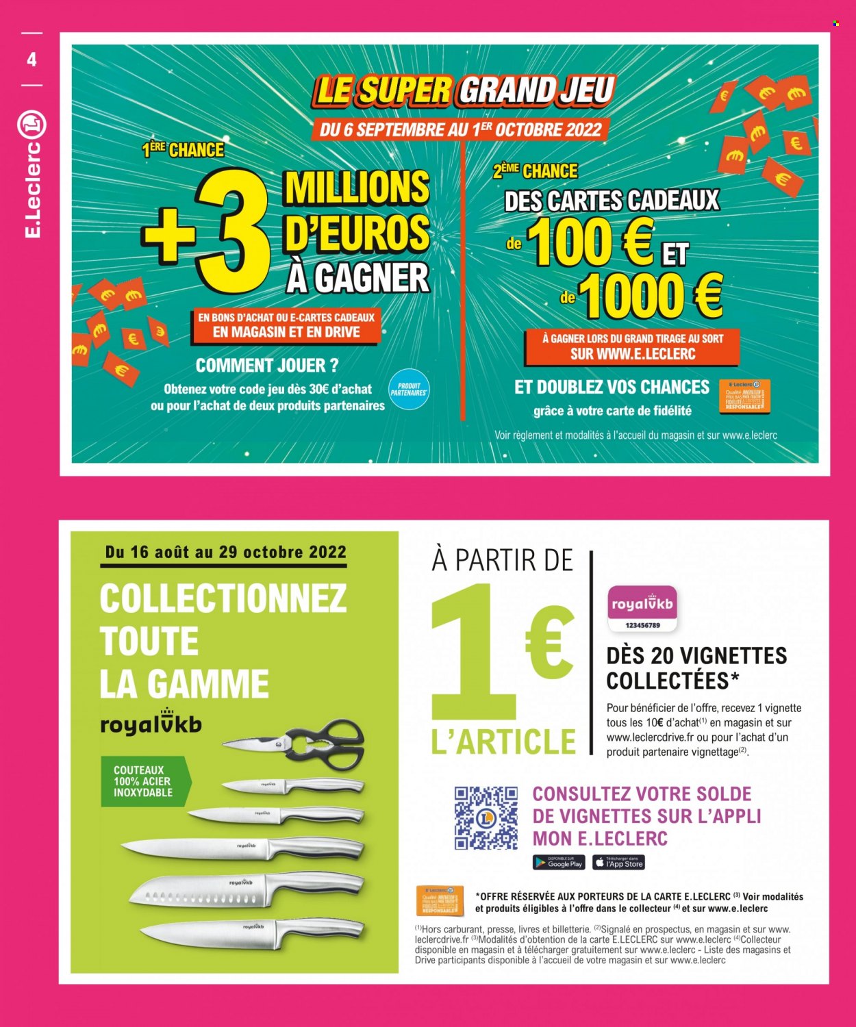 Catalogue E.Leclerc - 20/09/2022 - 01/10/2022. Page 4