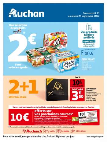 Catalogue Auchan - 21/09/2022 - 27/09/2022.