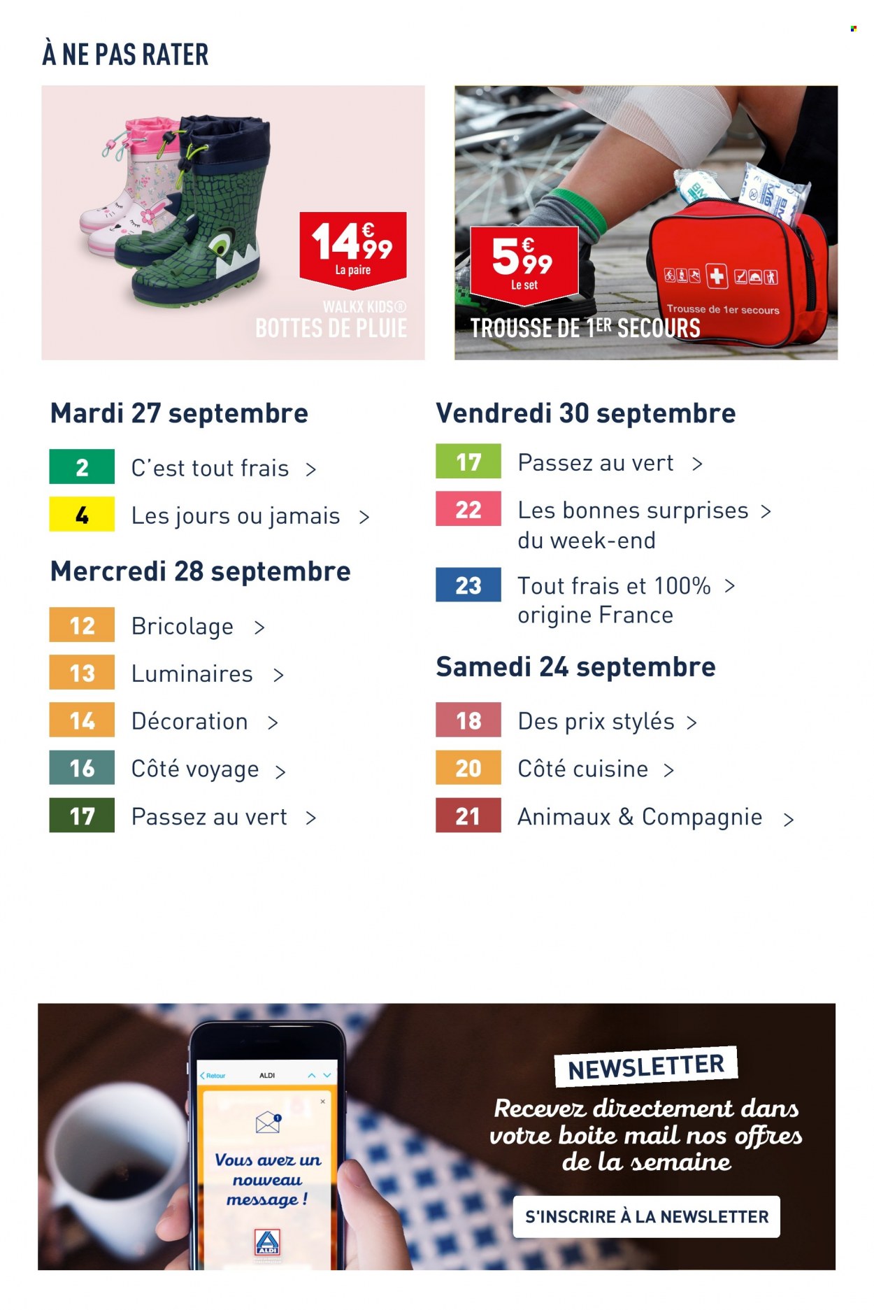 Catalogue ALDI - 27/09/2022 - 03/10/2022. Page 3