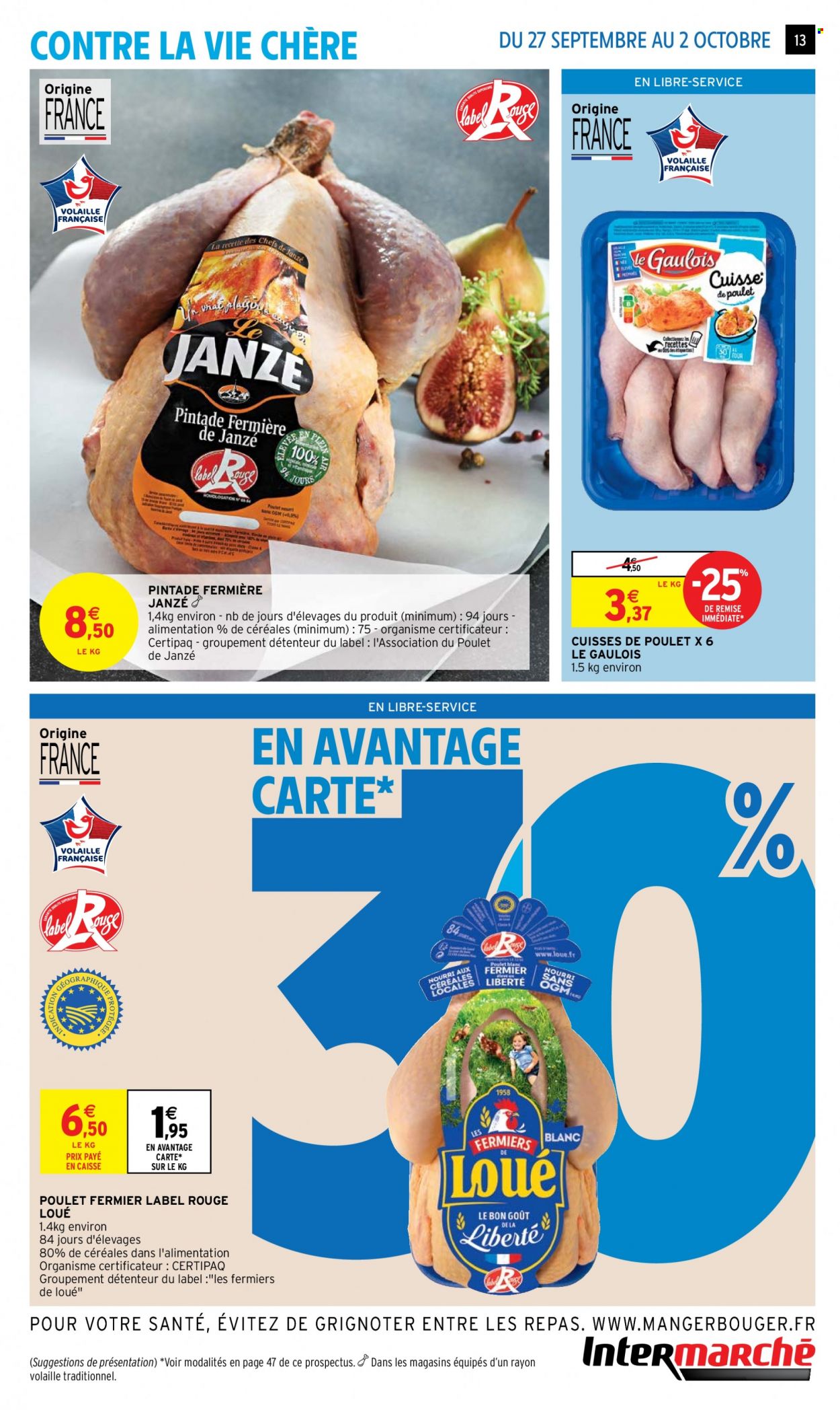 Catalogue Intermarché Super - 27/09/2022 - 02/10/2022. Page 13