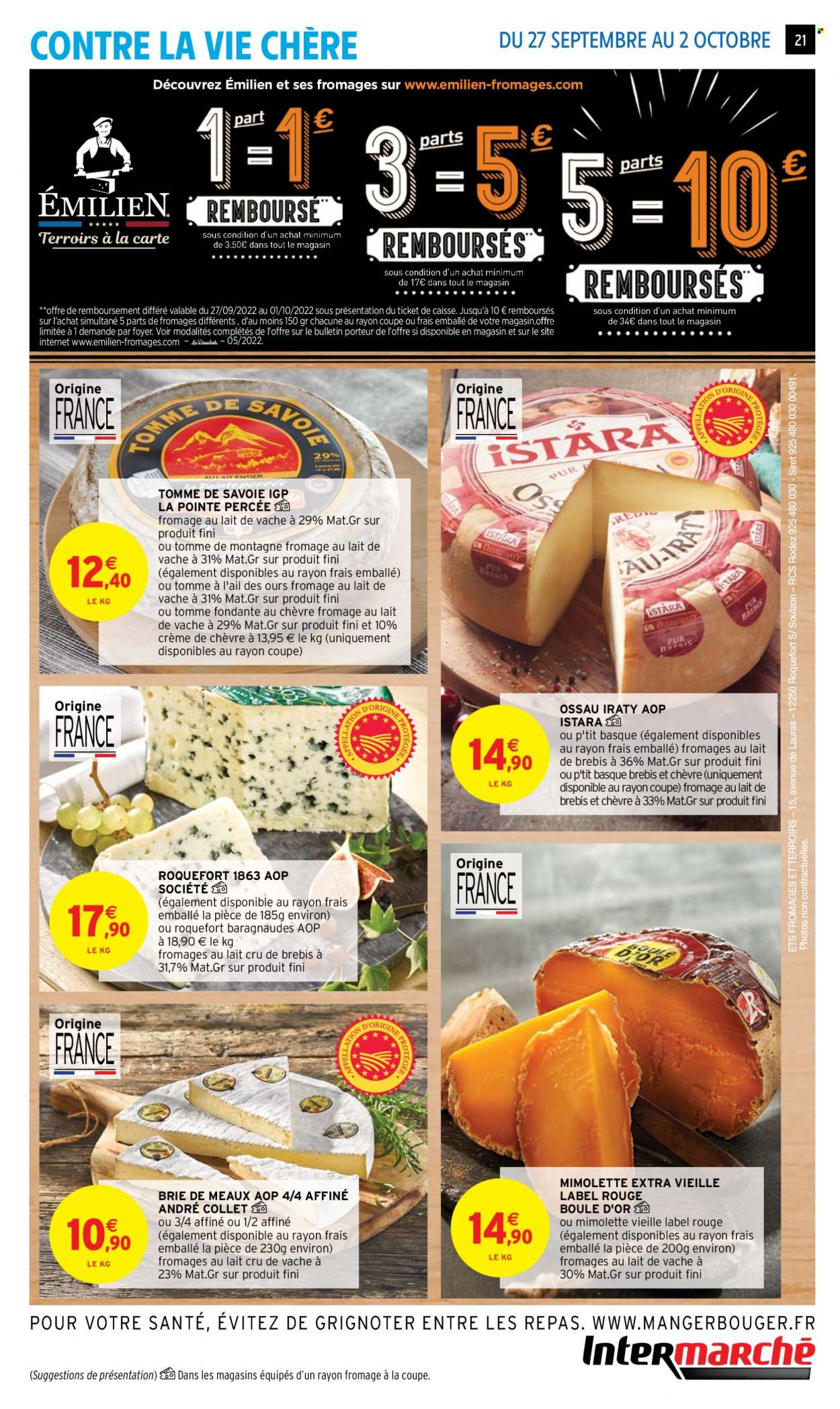 Catalogue Intermarché Super - 27/09/2022 - 02/10/2022. Page 21