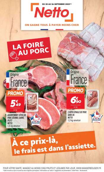 Catalogue Netto - 20/09/2022 - 26/09/2022.