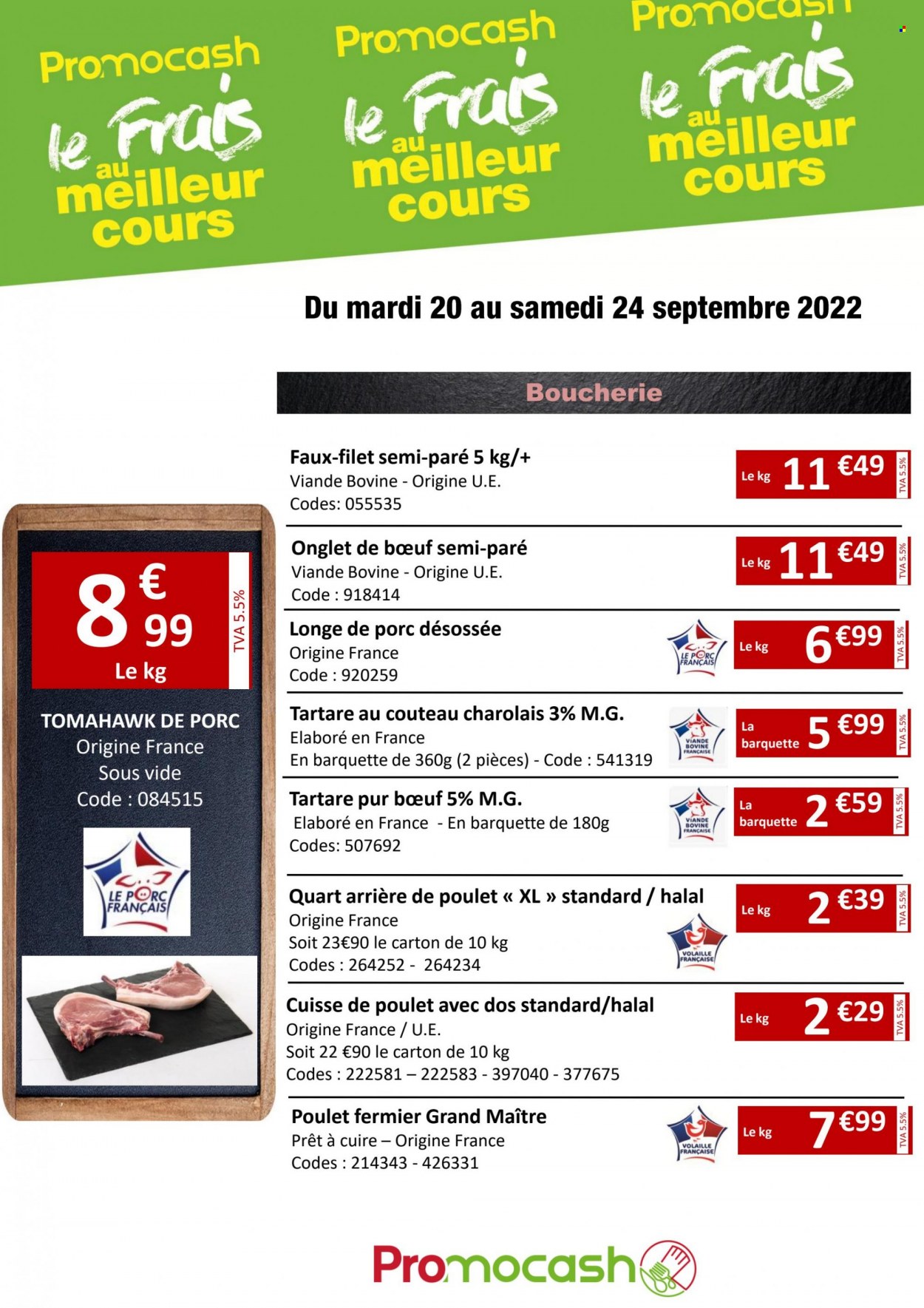 Catalogue Promocash - 20/09/2022 - 24/09/2022. Page 1