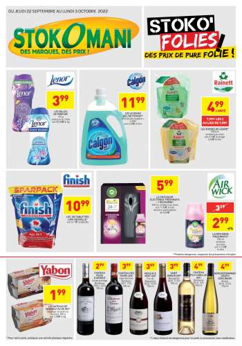 Catalogue Stokomani - 22/09/2022 - 03/10/2022.