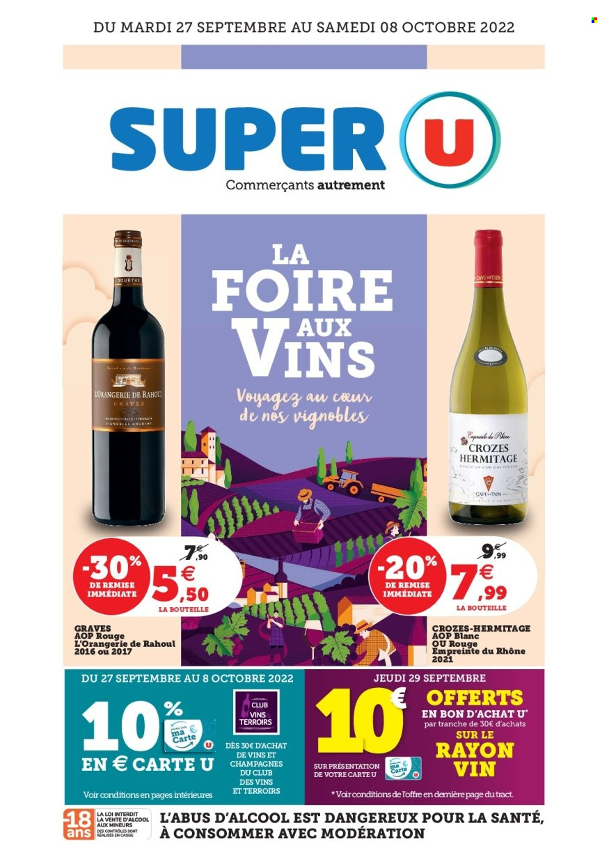 Catalogue Magasins U - 27/09/2022 - 08/10/2022. Page 1