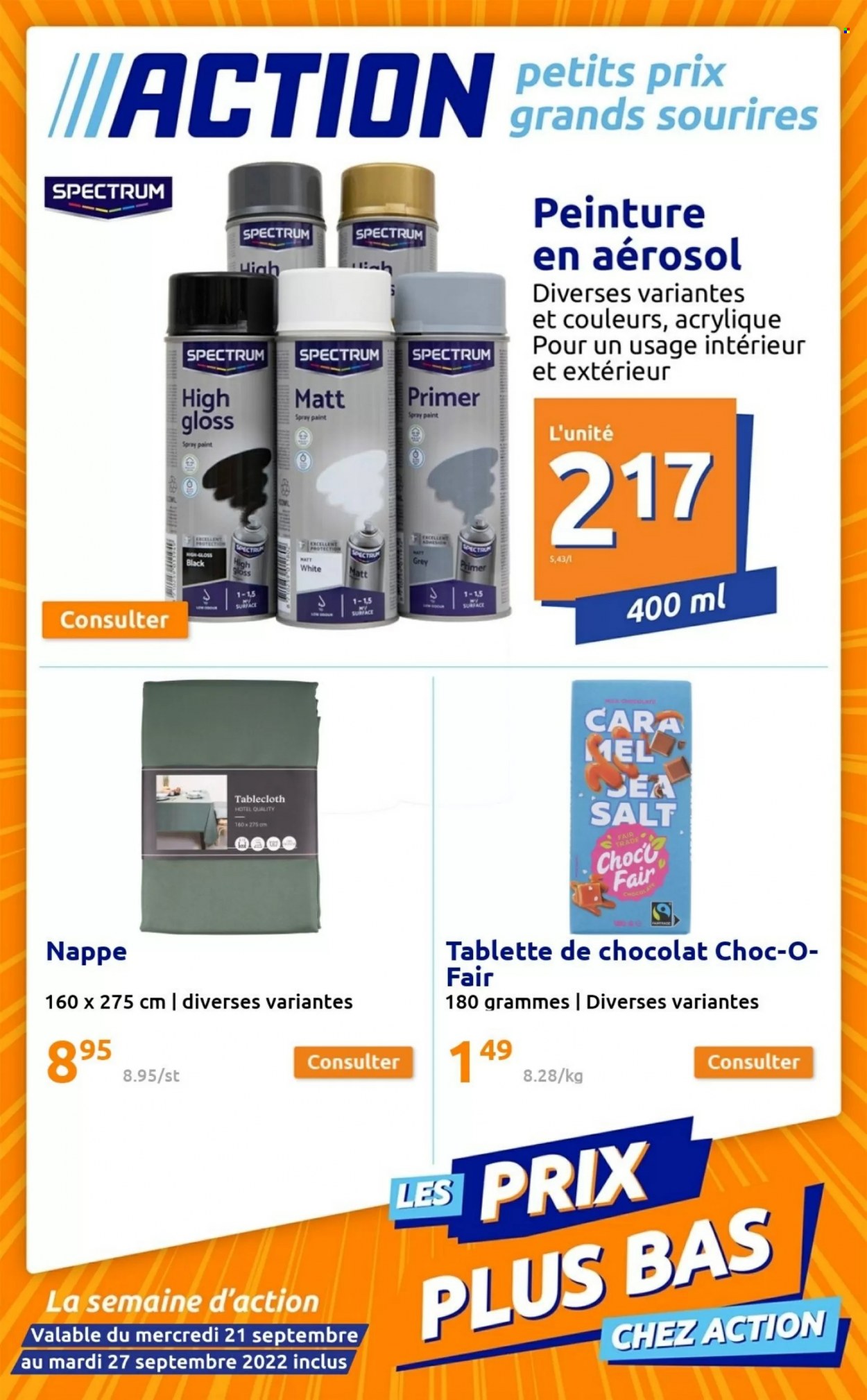 Catalogue Action - 21/09/2022 - 27/09/2022. Page 1