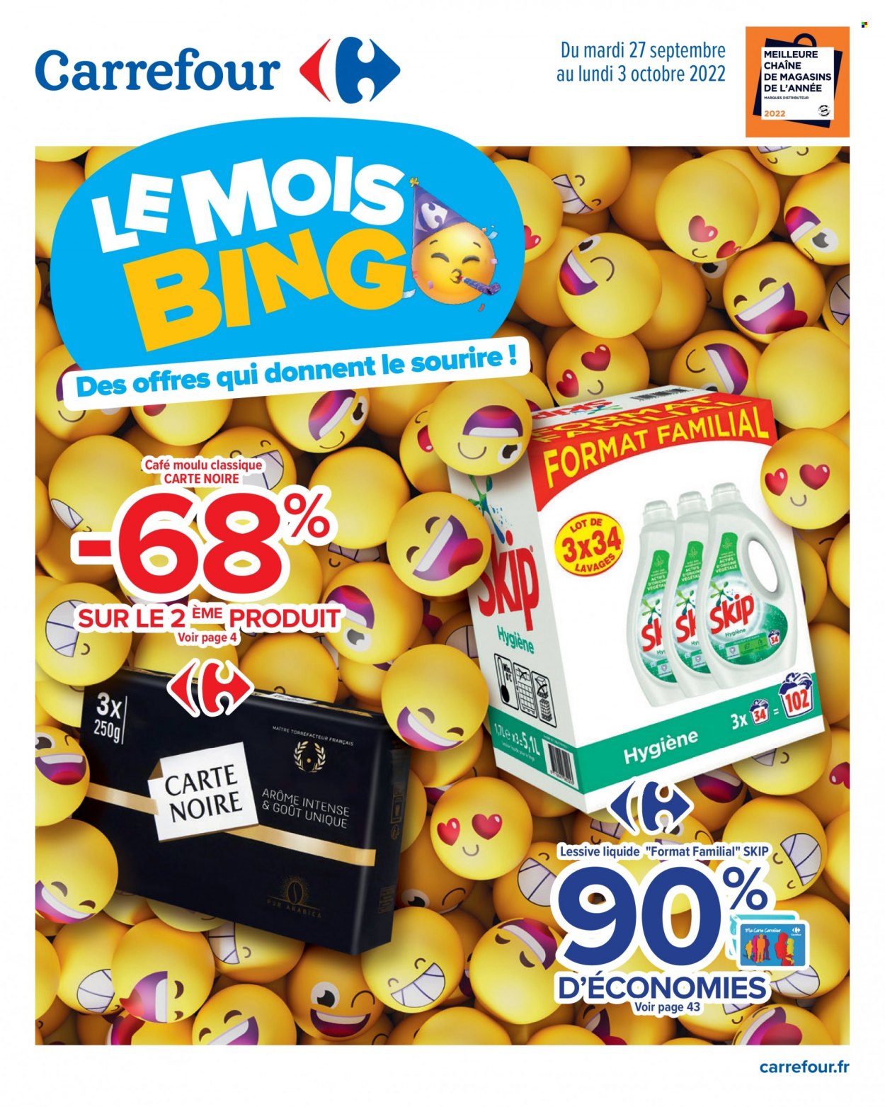 Catalogue Carrefour Hypermarchés - 27/09/2022 - 03/10/2022. Page 1