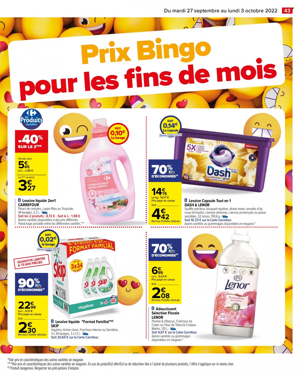 Catalogue Carrefour Hypermarchés - 27/09/2022 - 03/10/2022. Page 45