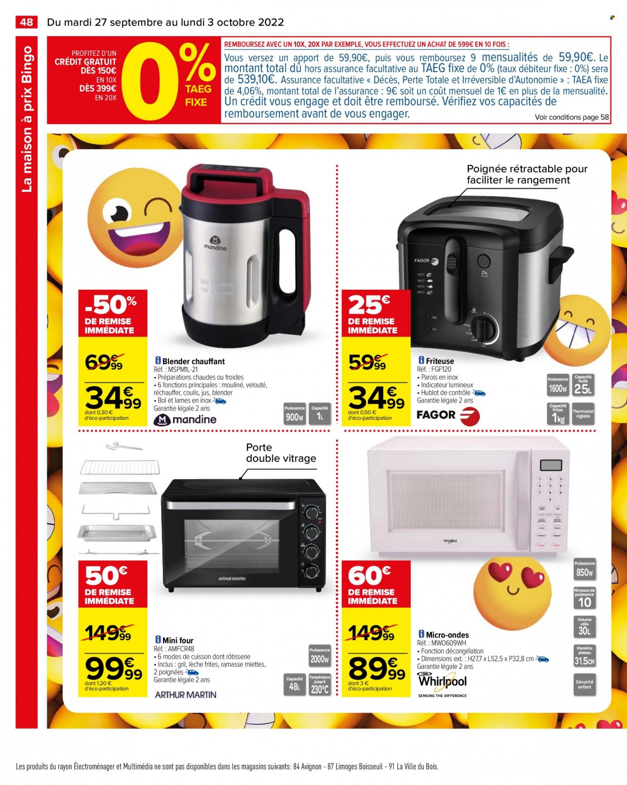 Catalogue Carrefour Hypermarchés - 27/09/2022 - 03/10/2022. Page 50