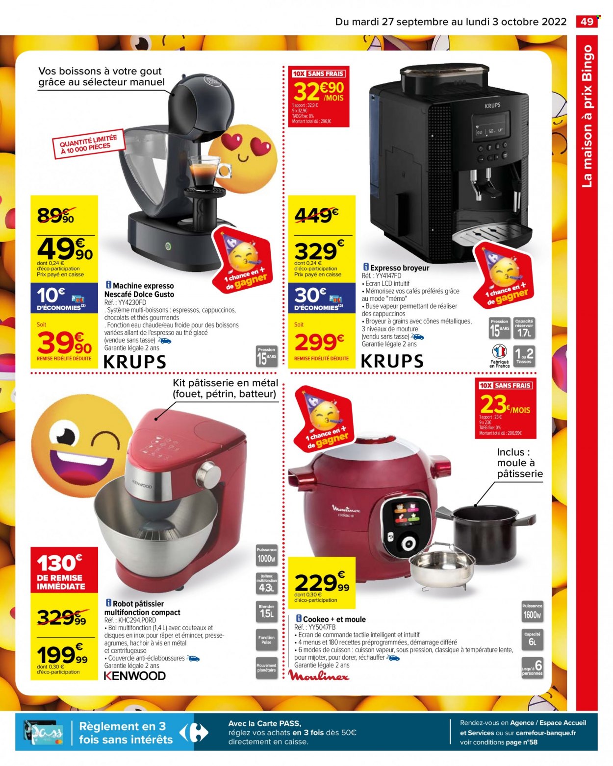 Catalogue Carrefour Hypermarchés - 27/09/2022 - 03/10/2022. Page 51