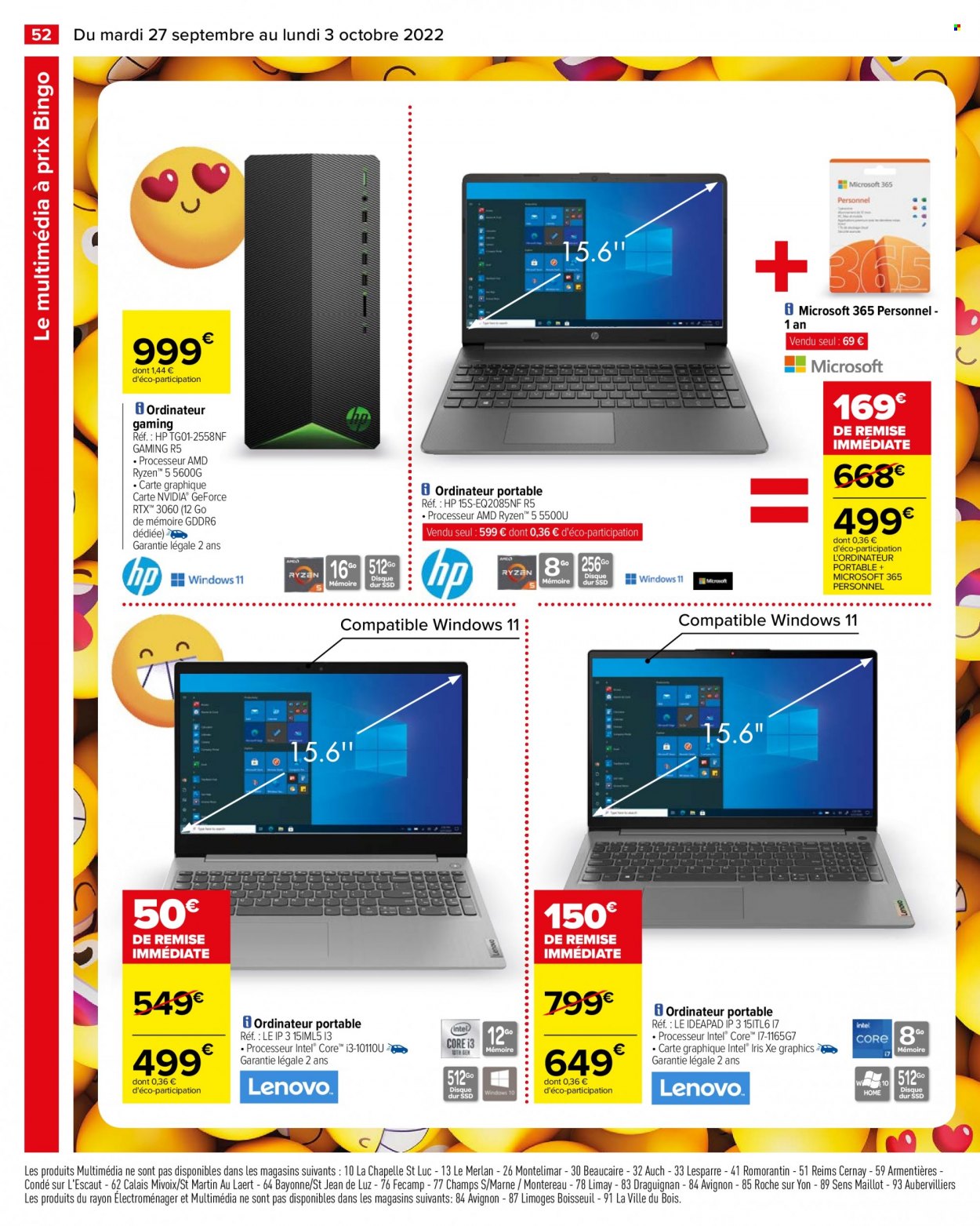Catalogue Carrefour Hypermarchés - 27/09/2022 - 03/10/2022. Page 54