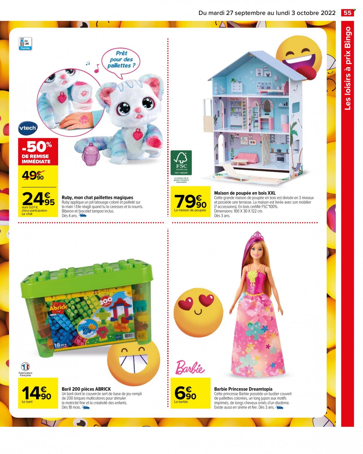 Catalogue Carrefour Hypermarchés - 27/09/2022 - 03/10/2022. Page 57