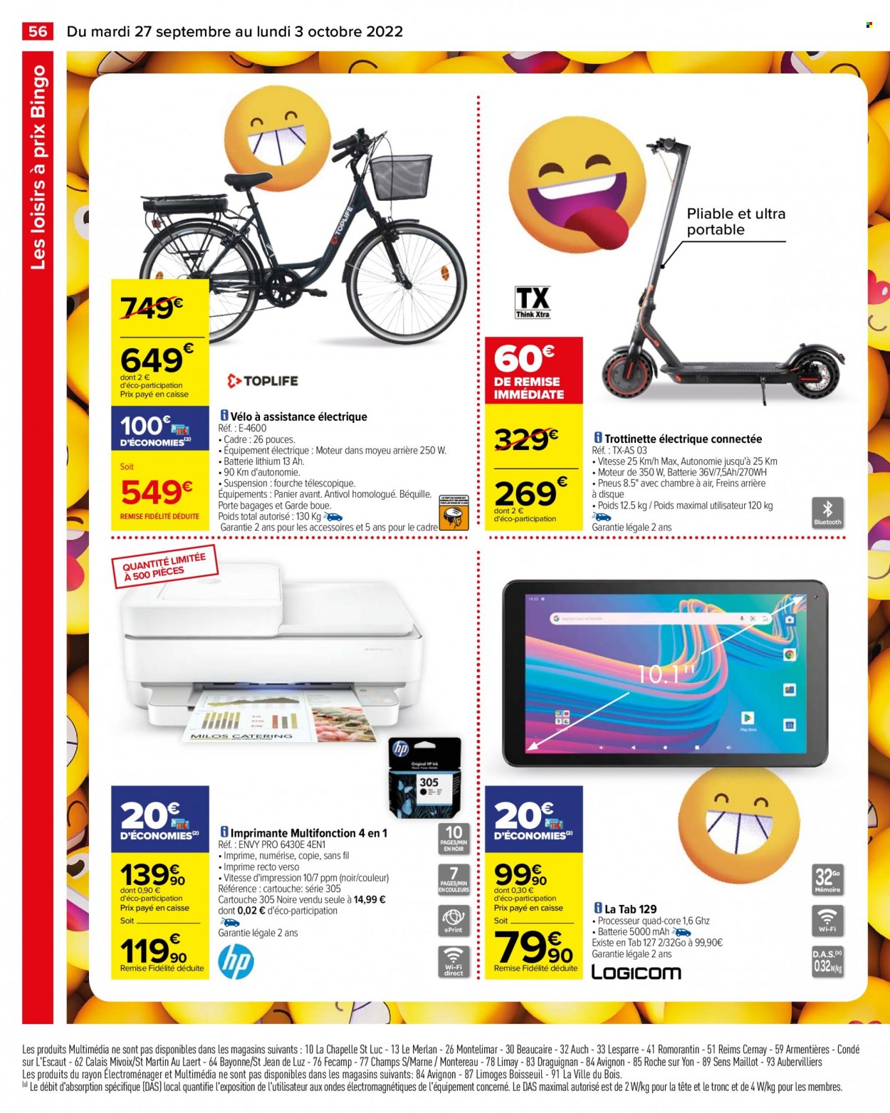 Catalogue Carrefour Hypermarchés - 27/09/2022 - 03/10/2022. Page 58