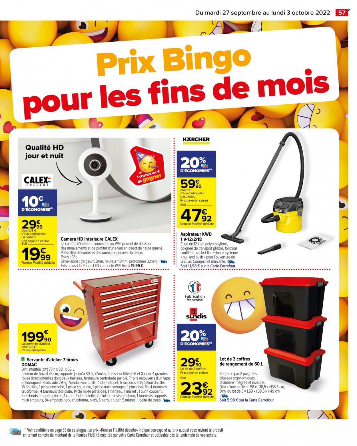 Catalogue Carrefour Hypermarchés - 27/09/2022 - 03/10/2022. Page 59