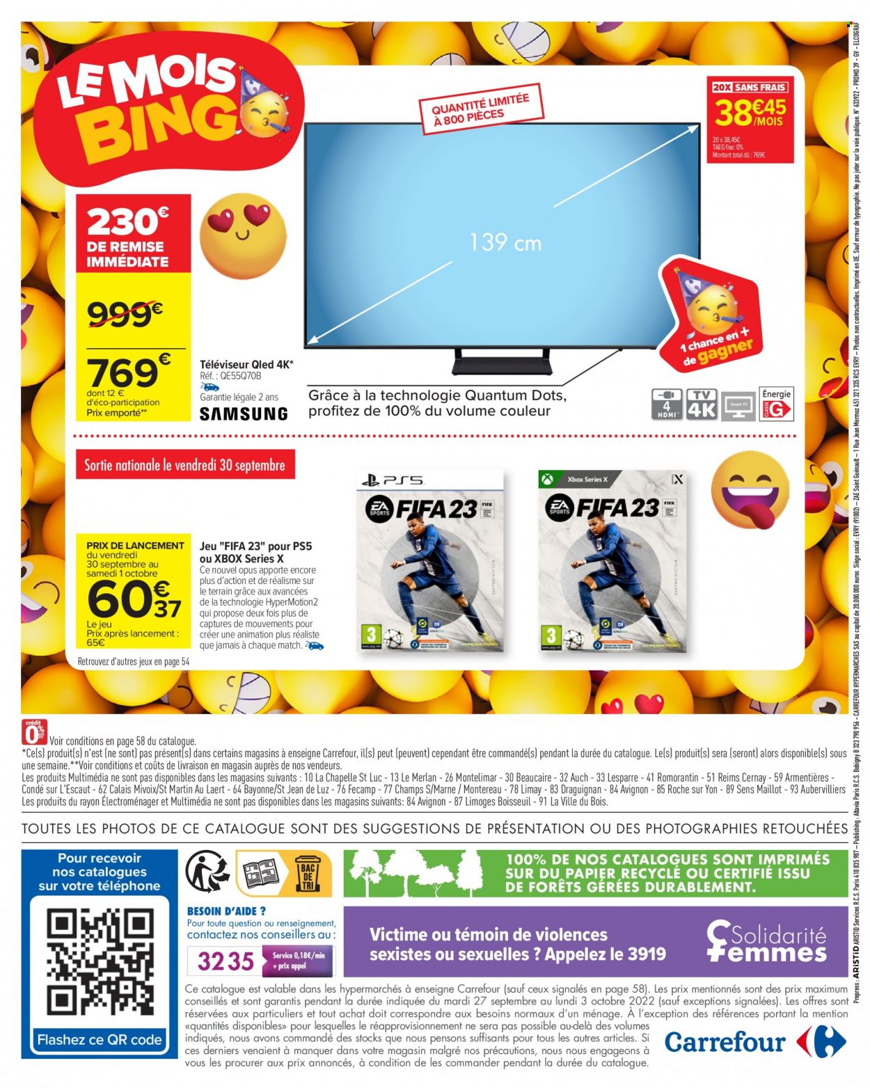 Catalogue Carrefour Hypermarchés - 27/09/2022 - 03/10/2022. Page 68