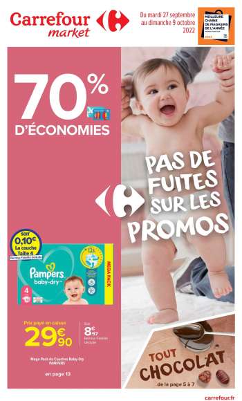 Catalogue Carrefour Market - 27/09/2022 - 09/10/2022.
