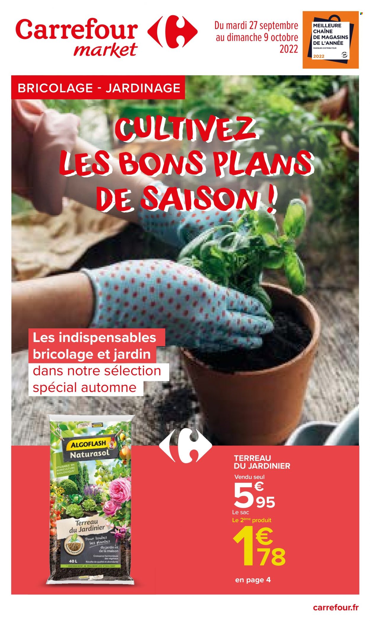Catalogue Carrefour Market - 27/09/2022 - 09/10/2022. Page 1