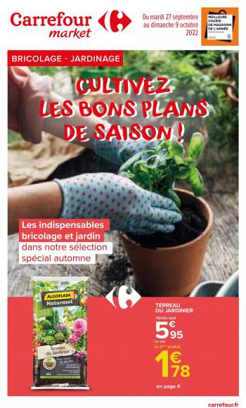 Catalogue Carrefour Market - 27/09/2022 - 09/10/2022.