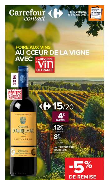 Catalogue Carrefour Contact - 27/09/2022 - 09/10/2022.