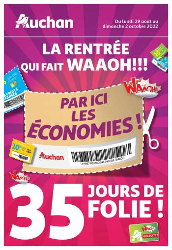 Catalogue Auchan - 29/09/2022 - 02/10/2022.