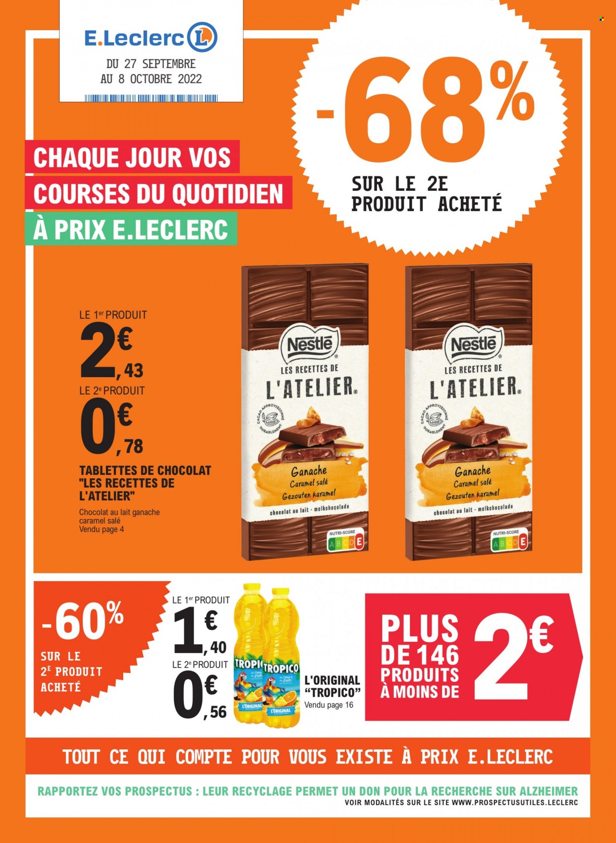 Catalogue E.Leclerc - 27/09/2022 - 08/10/2022. Page 1