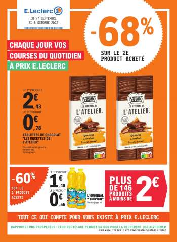 Catalogue E.Leclerc - 27/09/2022 - 08/10/2022.