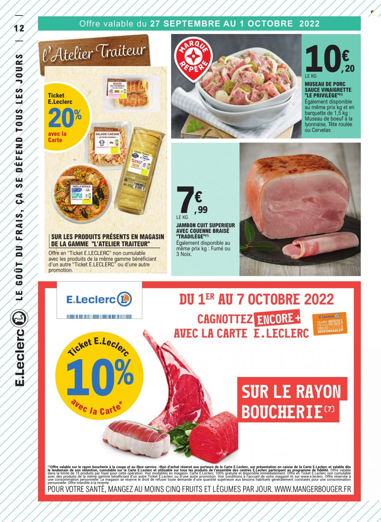 Catalogue E.Leclerc - 27/09/2022 - 08/10/2022. Page 12